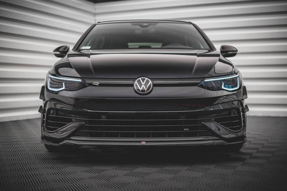Maxton Design Front Splitter Lip V.6  for VW Golf Mk8 R - MODE Auto Concepts