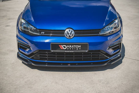 Maxton Design Front Splitter VW Golf Mk7.5 R Ver9 (Facelift) Front Lip - MODE Auto Concepts