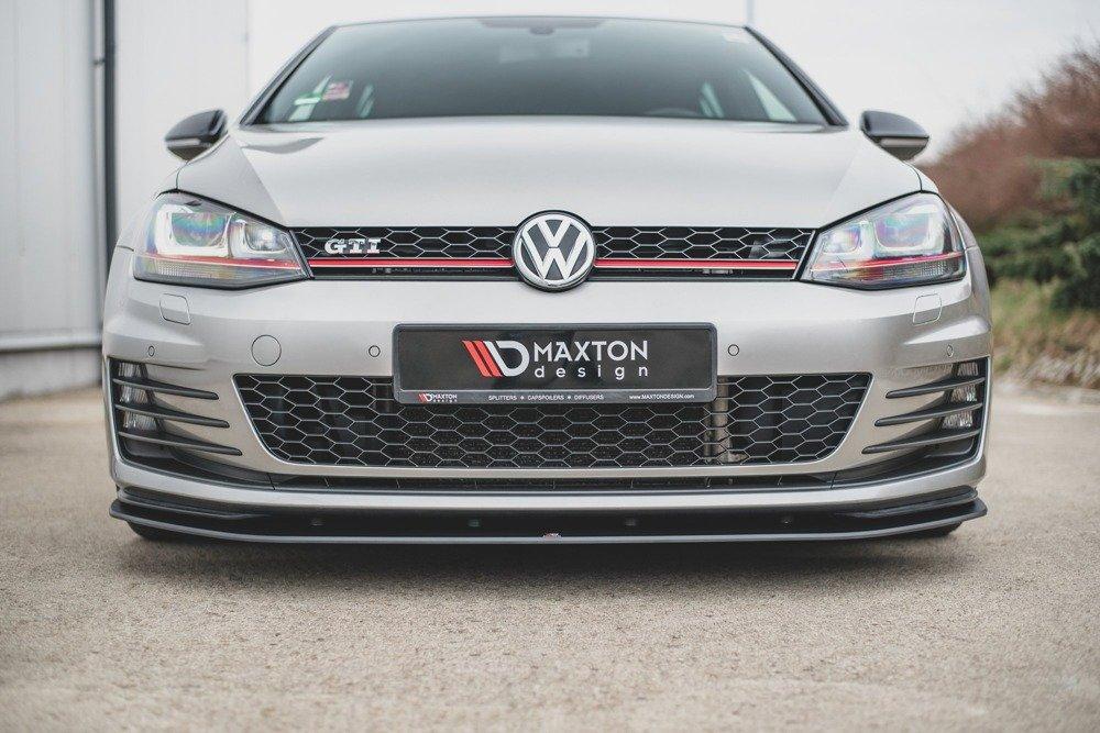 Maxton Design Racing Durability Front Splitter VW Golf MK7 GTI Front Lip - MODE Auto Concepts