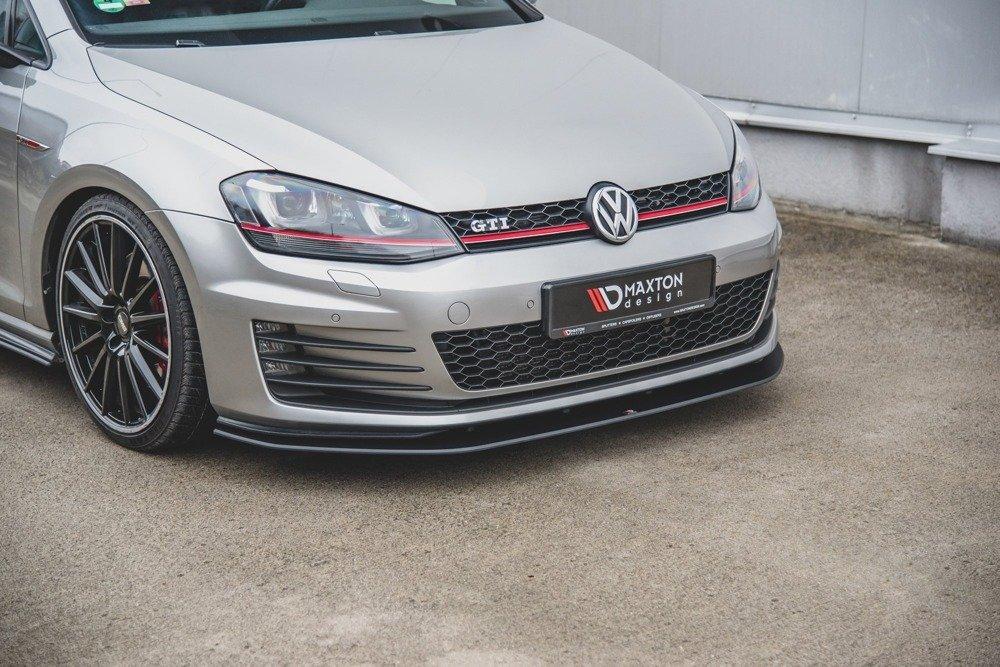 Maxton Design Racing Durability Front Splitter VW Golf MK7 GTI Front Lip - MODE Auto Concepts