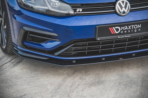Maxton Design Racing Durability Front Splitter VW Golf MK7.5 R Front Lip - MODE Auto Concepts