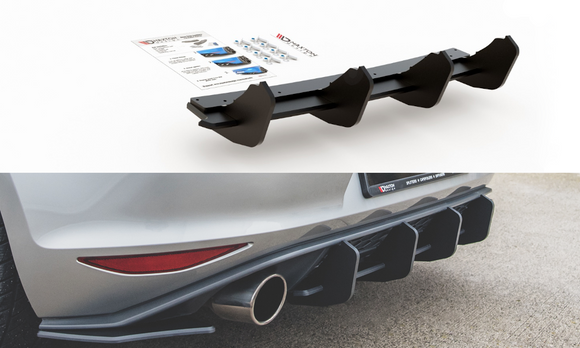 Maxton Design Racing Durability Rear Diffuser V2 Golf MK7 GTI - MODE Auto Concepts