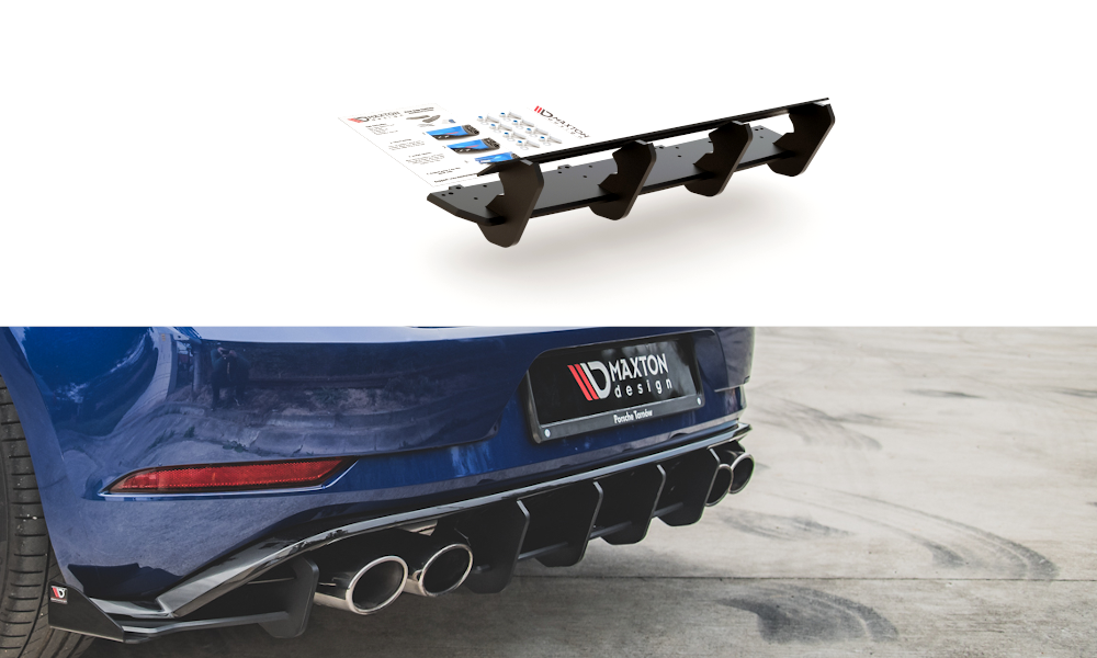 Maxton Design Racing Durability Rear Diffuser suit VW Golf MK7.5 R - MODE Auto Concepts