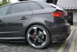 Maxton Design Audi RS3 8V Facelift Hatch Back Rear Side Splitters - MODE Auto Concepts
