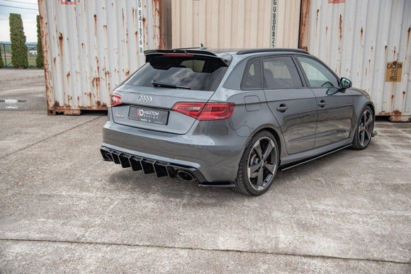 Maxton Design Rear Side Splitters v2 Audi RS3 8VA Sportback - MODE Auto Concepts