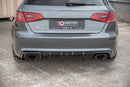 Maxton Design Rear Side Splitters v2 Audi RS3 8VA Sportback - MODE Auto Concepts