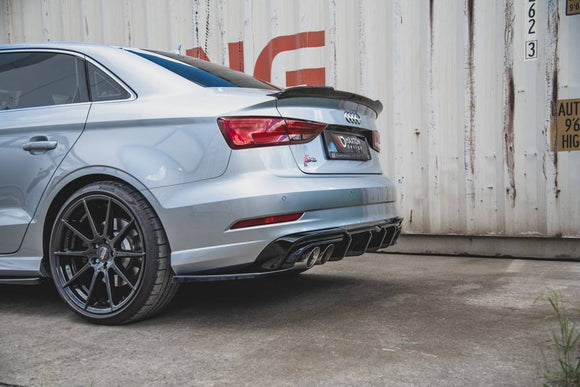 Maxton Design Audi S3 Sedan Facelift Rear Diffuser Valance - MODE Auto Concepts