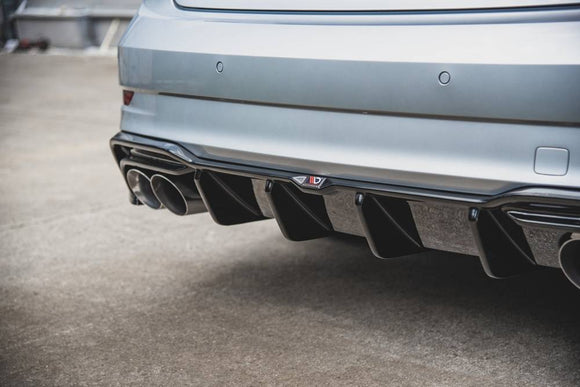 Maxton Design Audi S3 Sedan Facelift Rear Diffuser Valance - MODE Auto Concepts
