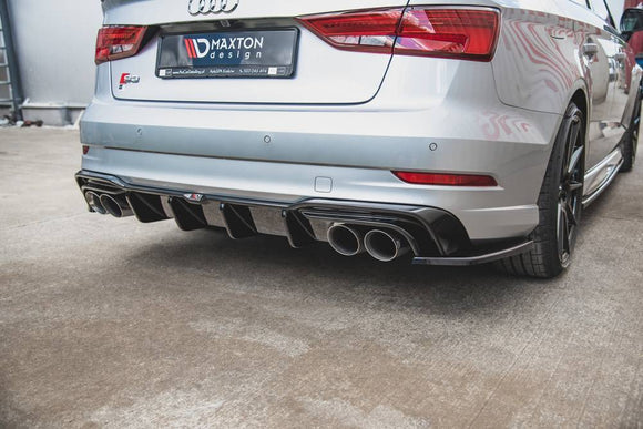 Maxton Design Audi S3 Sedan Facelift Rear Diffuser Valance - MODE Auto Concepts
