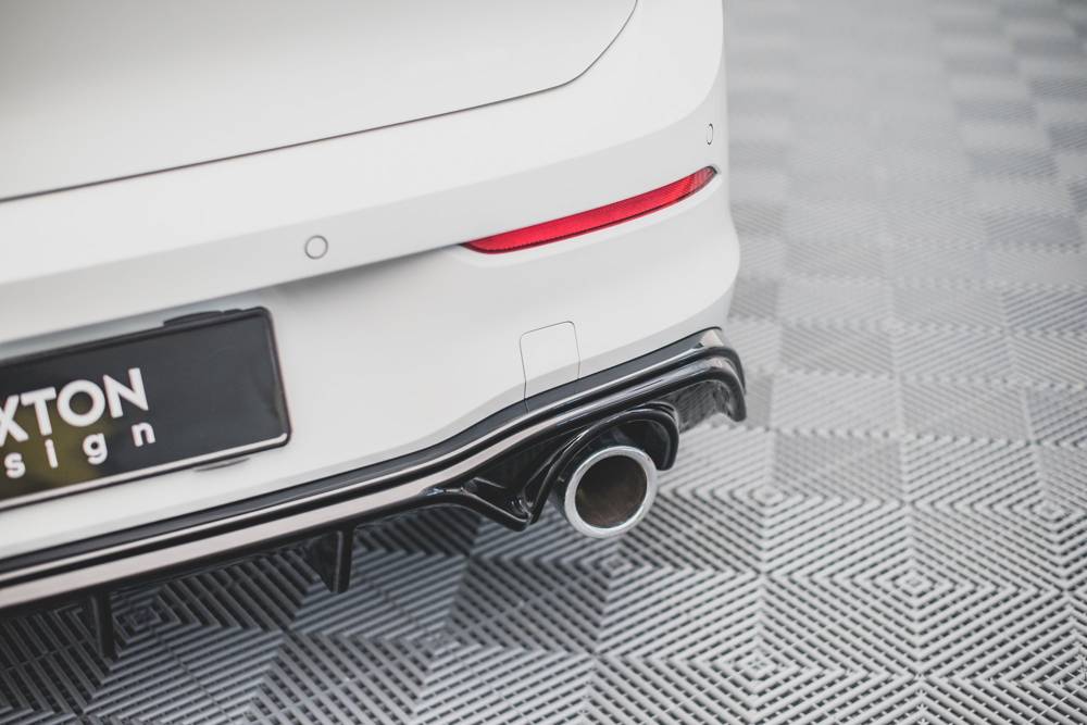 Maxton Design Rear Diffuser Valance V.2 suit VW Golf Mk8 GTI - MODE Auto Concepts