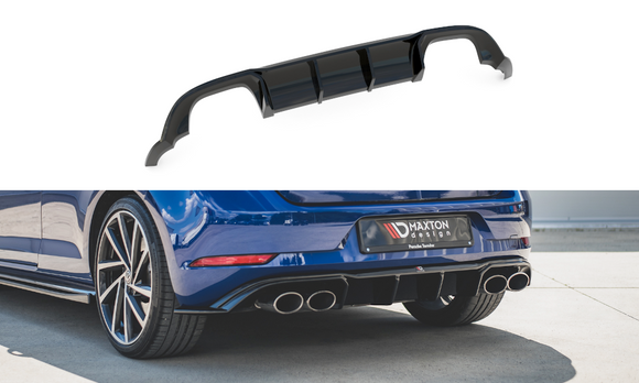 Maxton Design Rear Diffuser Valance V3 VW Golf Mk7.5 R (Facelift) - MODE Auto Concepts
