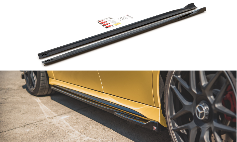Maxton Design Side Skirts Mercedes A45S W177 AMG - MODE Auto Concepts