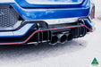 FK8 Civic Type R Flow-Lock Rear Diffuser - MODE Auto Concepts