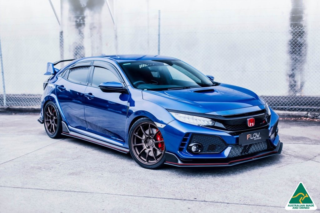 FK8 Civic Type R Side Skirt Extension Splitters (Pair) - MODE Auto Concepts