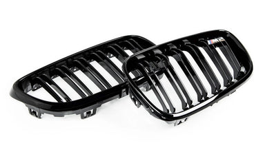 Genuine BMW Gloss Black Kidney Grilles for M2 (F87) N55 - MODE Auto Concepts