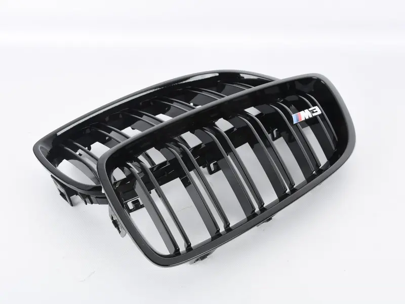 Genuine BMW Competition Gloss Black Kidney Grilles suits M3/M4 F80/F82 - MODE Auto Concepts