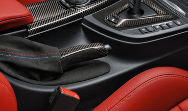 Genuine BMW M Performance DCT Gear Surround Trim Cover Carbon/Alcantara M3/M4 (F80/F82/F83) - MODE Auto Concepts