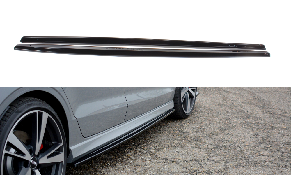 Maxton Design Audi RS3 8V Facelift Sedan Side Skirts - MODE Auto Concepts