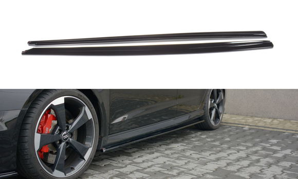 Maxton Design Audi RS3 8V Facelift Hatch Back Side Skirts - MODE Auto Concepts