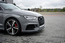 Maxton Design Audi RS3 Facelift Sedan Front Splitter Lip V1 - MODE Auto Concepts