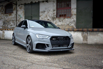 Maxton Design Audi RS3 Facelift Sedan Front Splitter Lip V2 - MODE Auto Concepts
