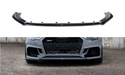 Maxton Design Audi RS3 Facelift Sedan Front Splitter Lip V2 - MODE Auto Concepts