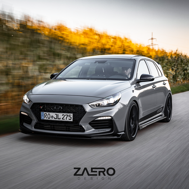 Zaero Designs  EVO-1 - Front Lip/Splitter for Hyundai i30N Hatch/Fastback - MODE Auto Concepts