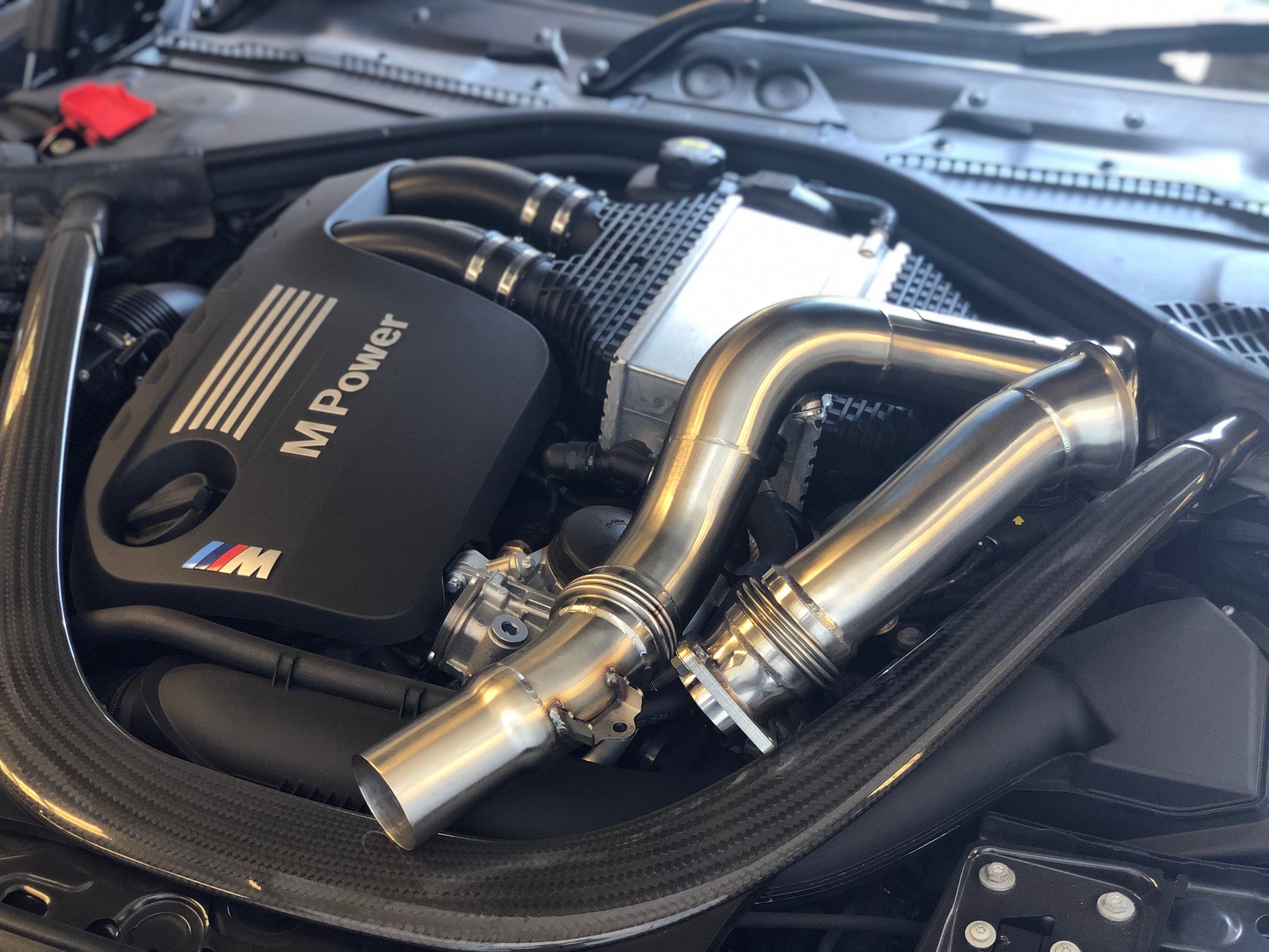 MODE Design Performance Decatted/Catless Downpipe suits BMW M2 Competition (F87) & M3/M4 (F80/F82) S55 - MODE Auto Concepts