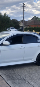 ABW Window Visors | Weather Shields suit 2008 - 2017 Mitsubishi Lancer CJ Ralliart Evo X - MODE Auto Concepts