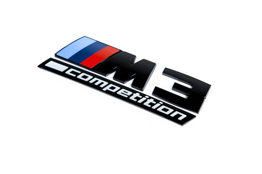 Genuine BMW M3 Competition Black Badge Trunk Emblem M3 F80, 46% OFF