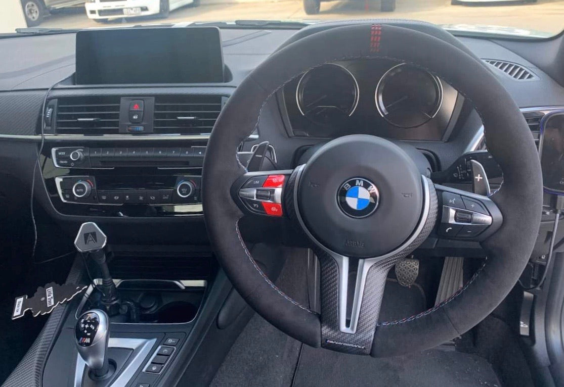 MODE "GTS" & "CS" style Custom Steering Wheel Cover for BMW & M-Sport & M Models F-Series - MODE Auto Concepts