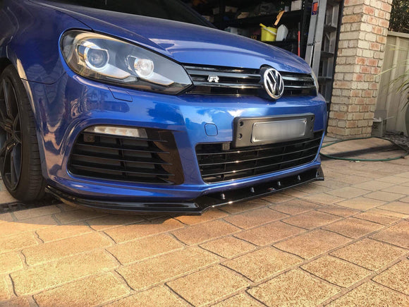 Maxton Design Front Splitter VW Golf Mk6 R Front Lip - MODE Auto Concepts