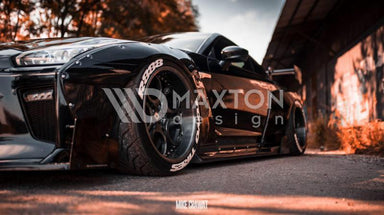 Nissan Skyline GT-R 35 Wide Body Kit + Set Of Carbon Splitters - Maxton Design - MODE Auto Concepts