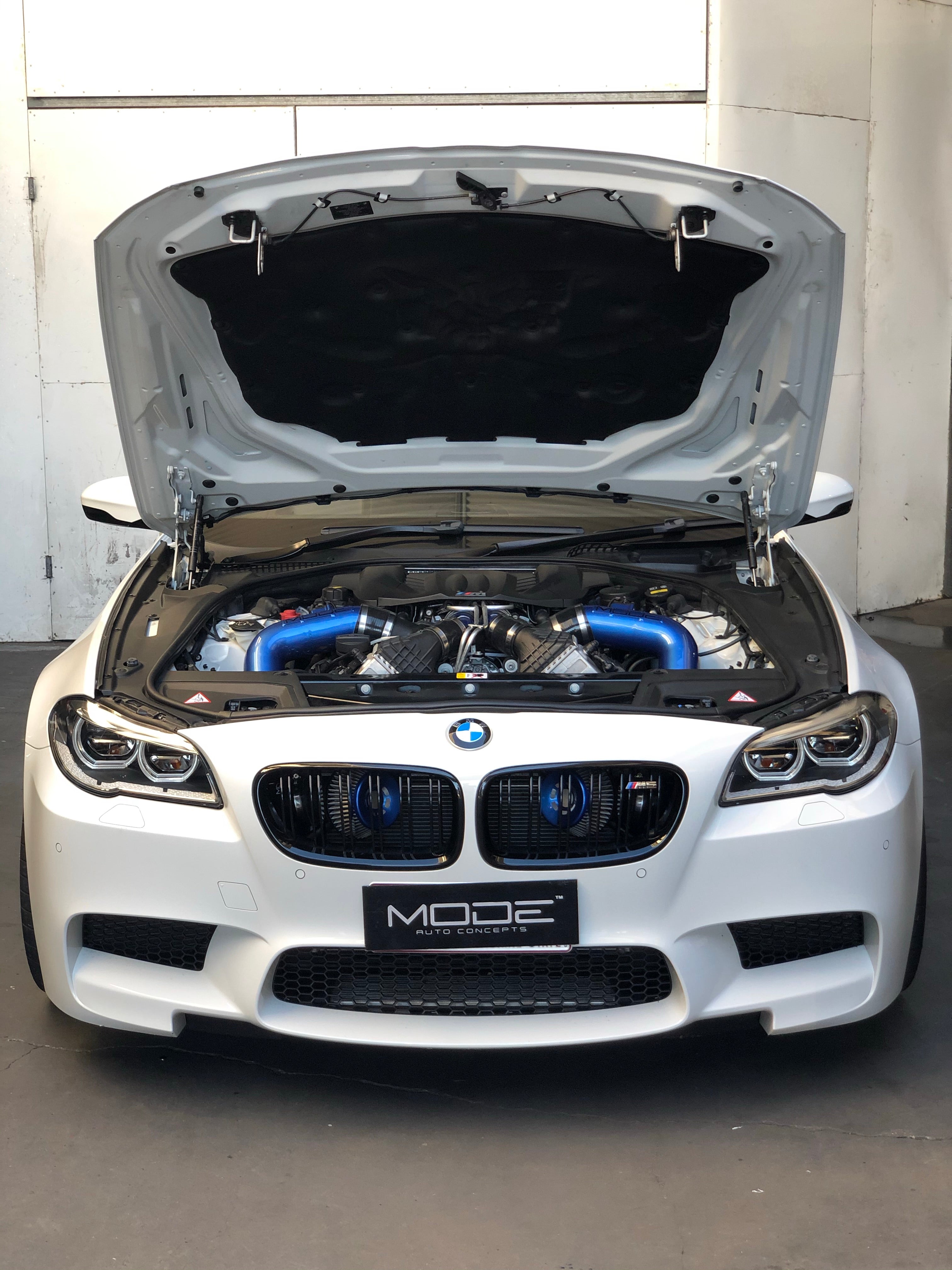 MODE Air+ Performance Front Mounted Intake & Charge Pipe Kit BMW M5 (F10) M6 (F06/F12/F13) S63 TU - MODE Auto Concepts