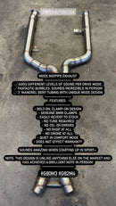 MODE Design Performance Big Mid Pipe suit BMW M3 G80 M4 G82 S58 - MODE Auto Concepts