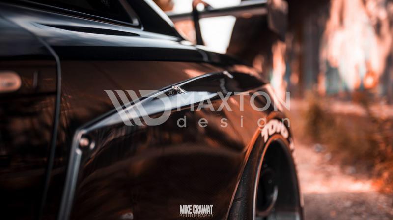 Kit Carrosserie Large Maxton Design + Jeu de Séparateurs de Carbone pour  Nissan Skyline GT-R 35