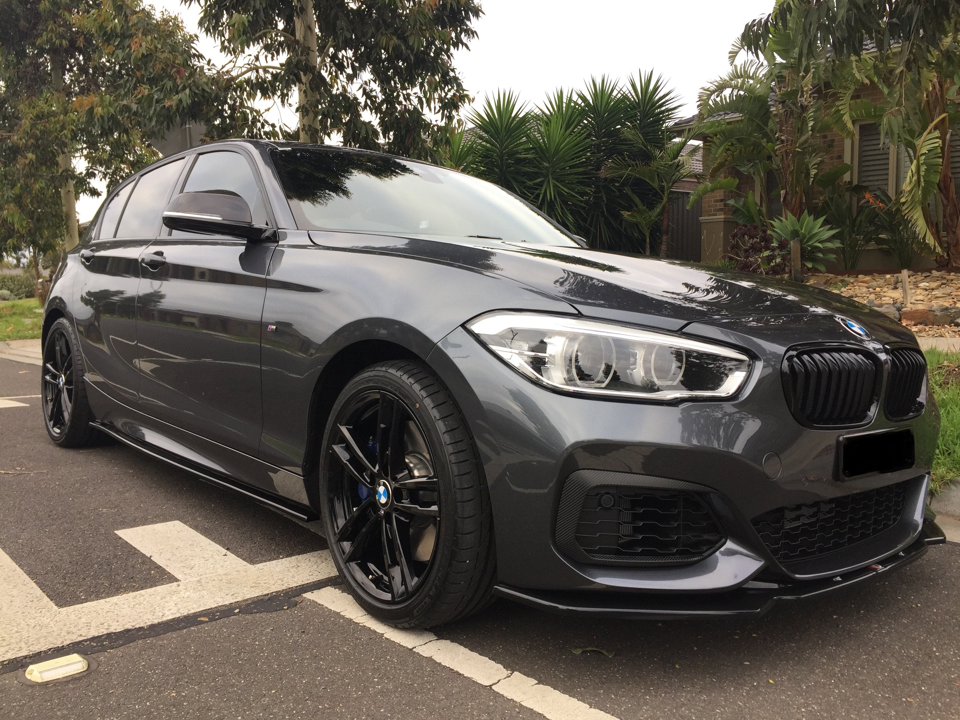 Maxton Design BMW 1M F20 (Facelift) Front Splitter Lip + Side Skirts + Rear Sides & Central Rear Splitter - MODE Auto Concepts