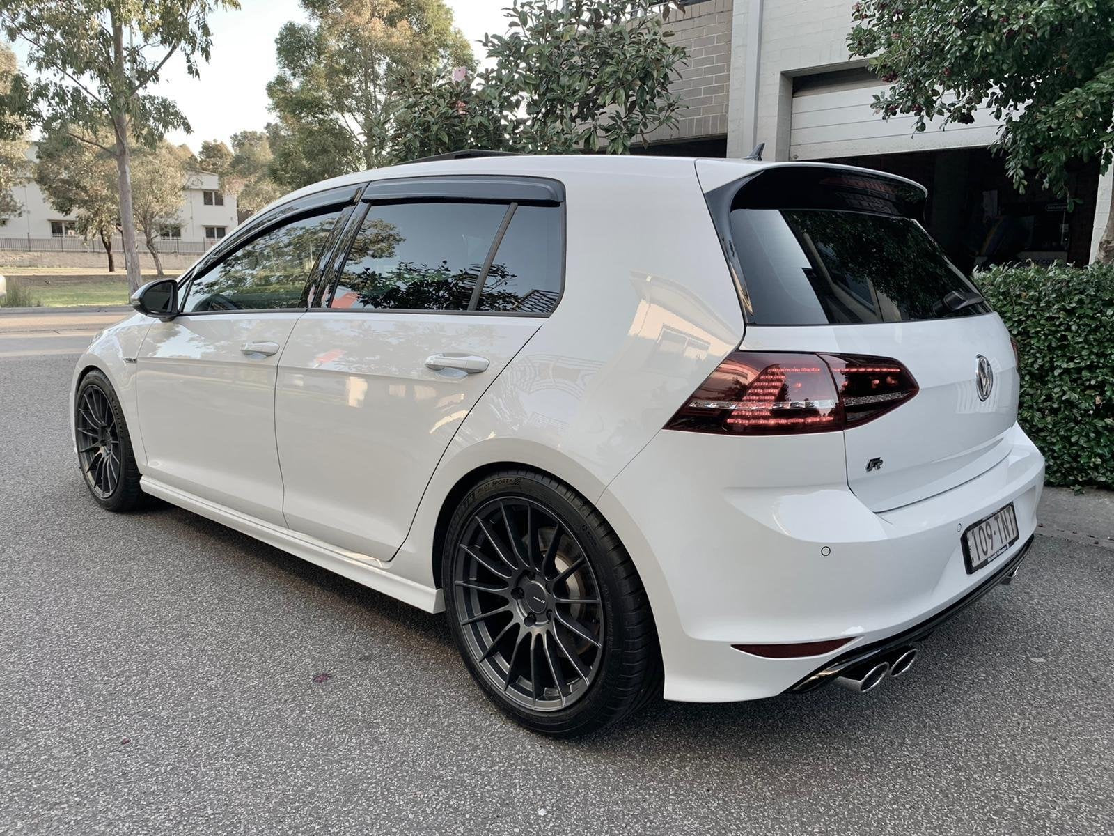 Golf 7 R Windows ABW Window Visors | Weather Shields for Volkswagen Golf MK7 MK7.5 GTI ...