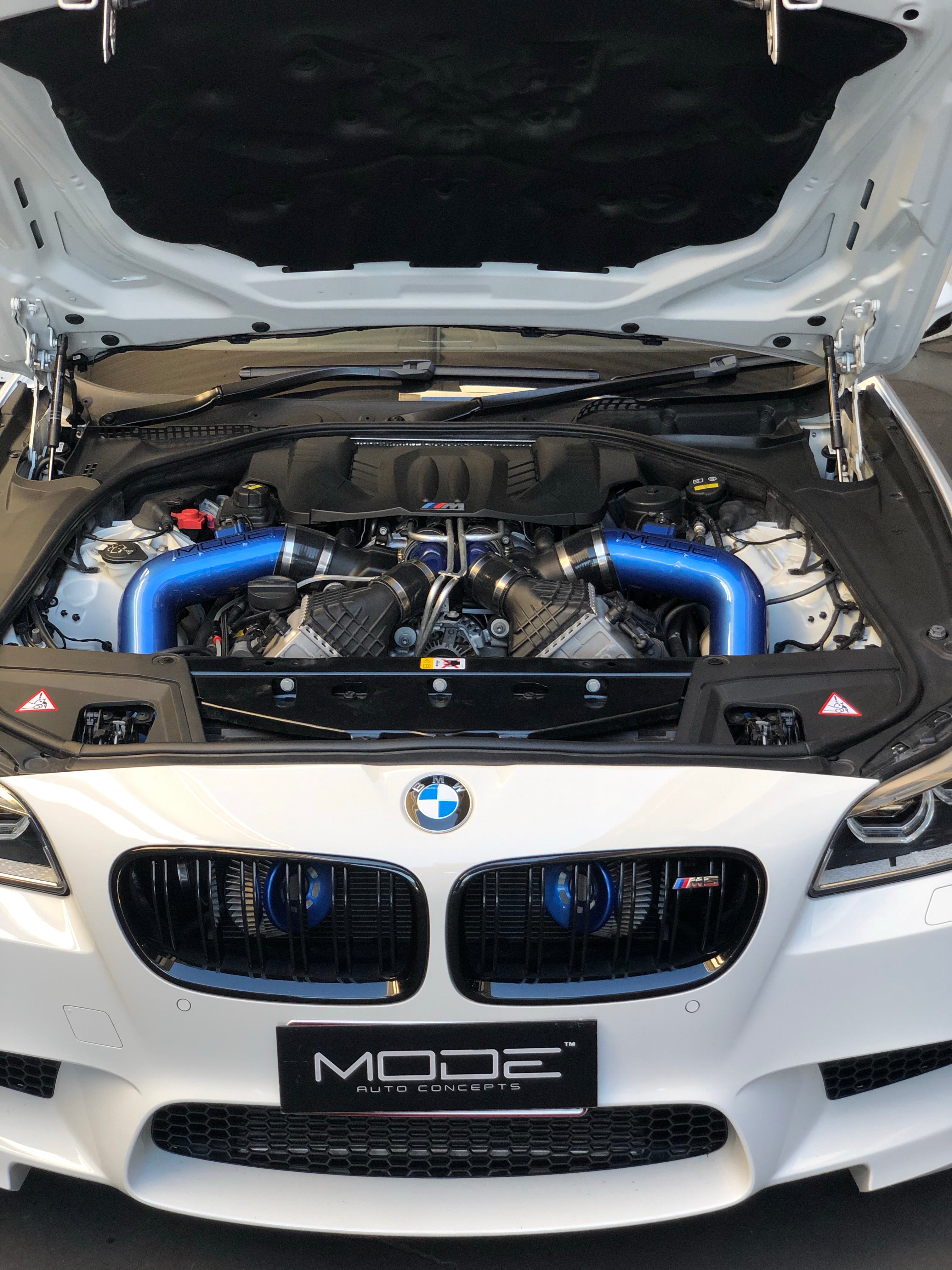 MODE Air+ Performance Front Mounted Intake & Charge Pipe Kit BMW M5 (F10) M6 (F06/F12/F13) S63 TU - MODE Auto Concepts