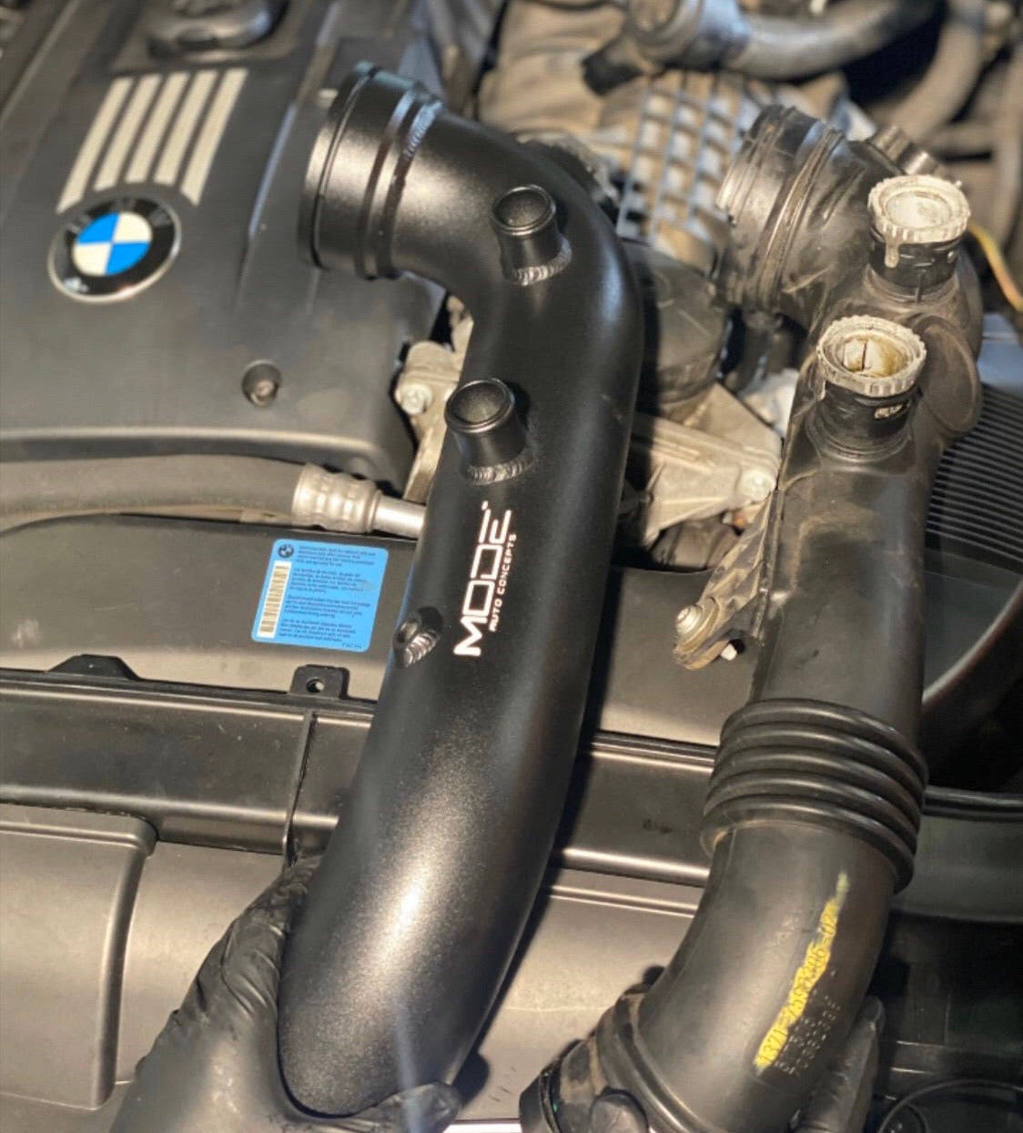 N54 Factory Inlet MODE Design Charge Pipe Kit N54 E-Series BMW 1M & 135i E82 E88 335i E90 ...