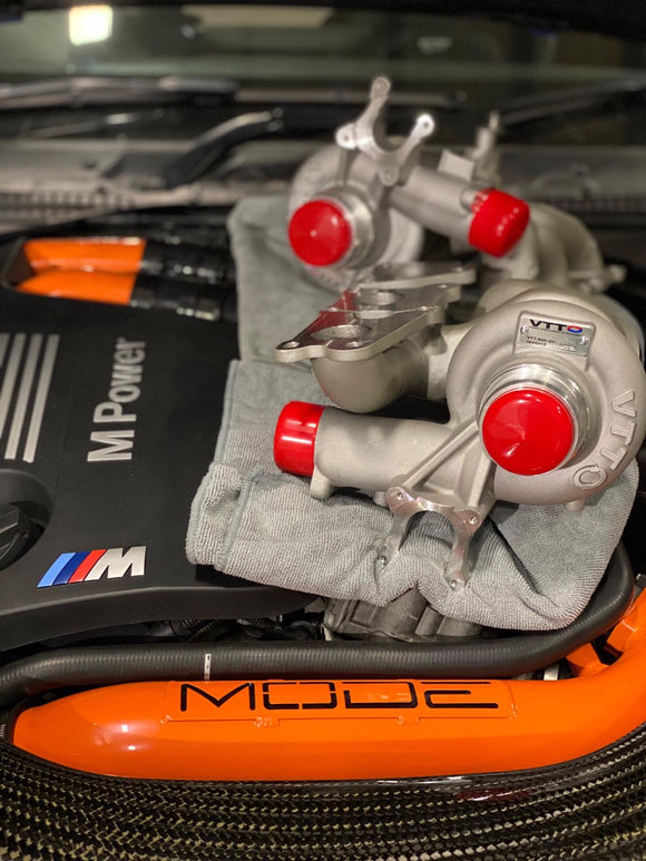 MODE Air+ Performance Front Mounted Intake & Charge Pipe Kit BMW M3/M4 (F80/F82/F83) S55 - MODE Auto Concepts