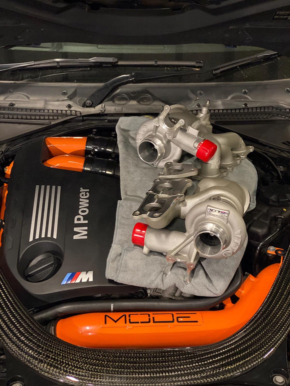 MODE Air+ Performance Front Mounted Intake & Charge Pipe Kit BMW M3/M4 (F80/F82/F83) S55 - MODE Auto Concepts