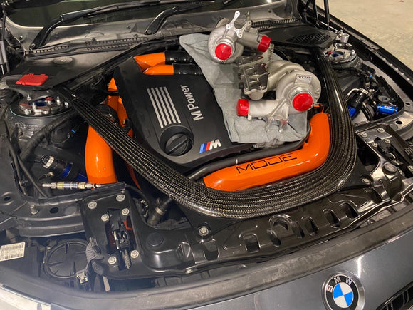 MODE Air+ Performance Front Mounted Intake & Charge Pipe Kit BMW M3/M4 (F80/F82/F83) S55 - MODE Auto Concepts