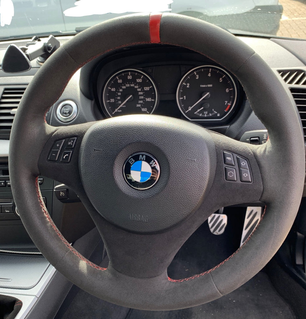 MODE Custom Alcantara Steering Wheel Cover for BMW E-Series M-Sport ...