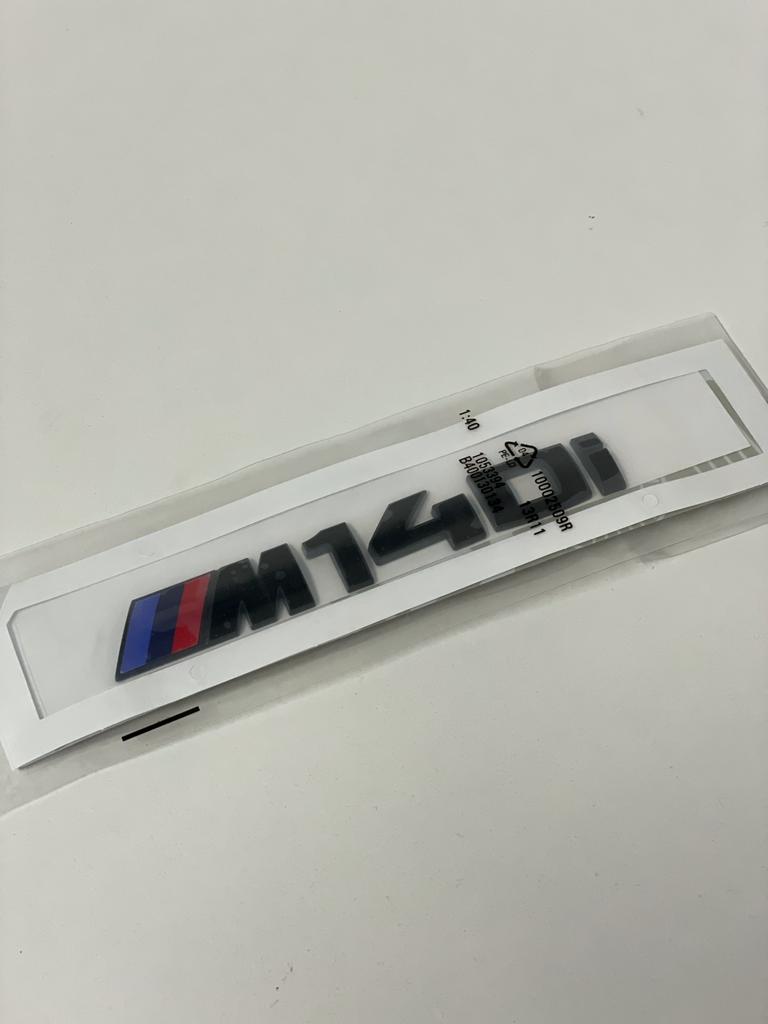 Exon Gloss Black M140i Badge Trunk Emblem suit BMW 1-Series M140i F20 - MODE Auto Concepts