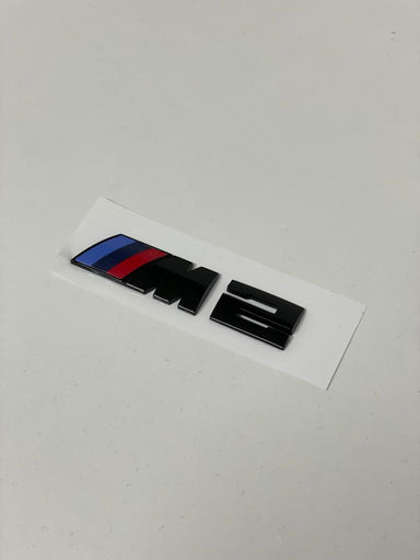 Exon Gloss Black M2 Badge Trunk Emblem suit BMW M2 F87 N55 - MODE Auto Concepts