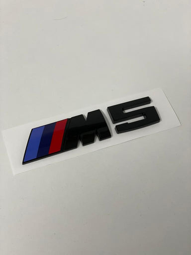 Exon Gloss Black M5 Style Badge Trunk Emblem suit BMW 5-Series M5 F10 - MODE Auto Concepts