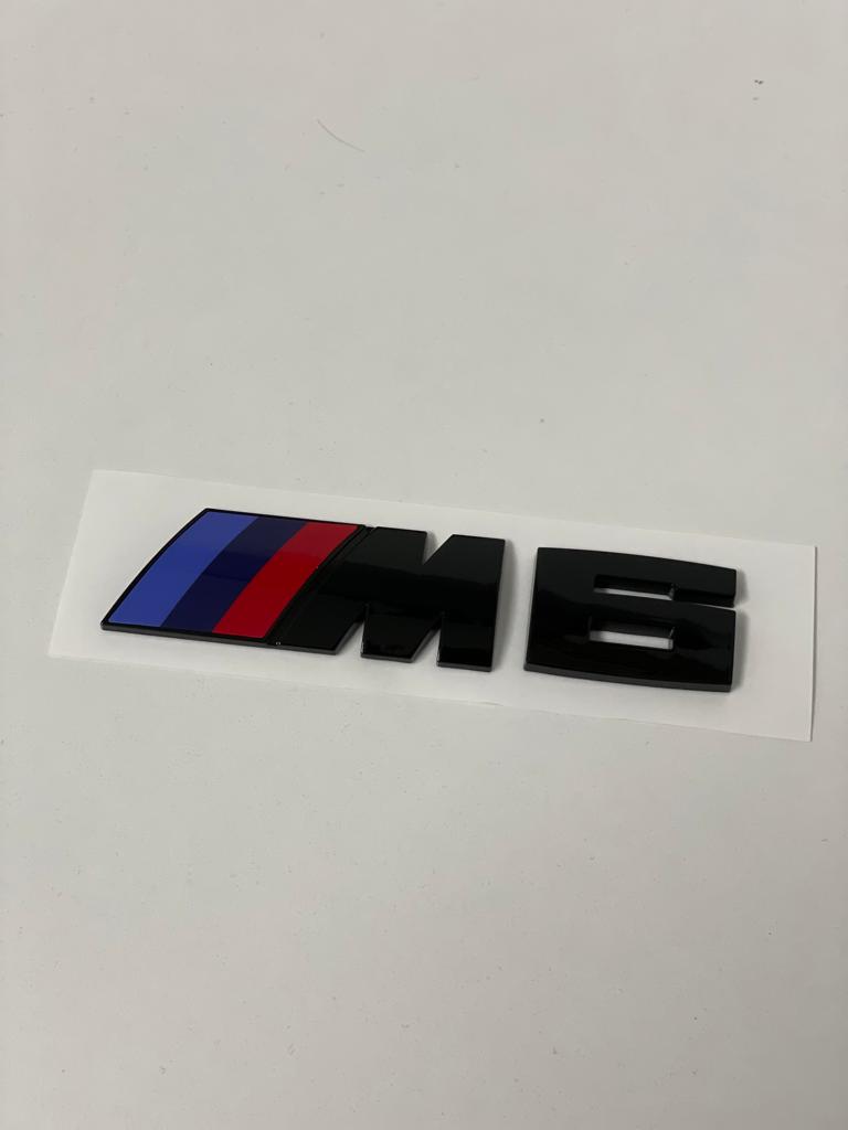 Exon Gloss Black M6 Style Badge Trunk Emblem suit BMW M6 F06 F12 F13 - MODE Auto Concepts