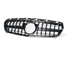 Exon Gloss Black GT Style Panamericana Grille for Mercedes Benz A-Class & A45 AMG W176 Pre-Facelift - MODE Auto Concepts