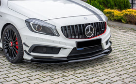 Exon Gloss Black GT Style Panamericana Grille for Mercedes Benz A-Class & A45 AMG W176 Pre-Facelift - MODE Auto Concepts